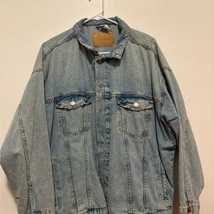 Classic Blue Denim Jacket | Oversized
